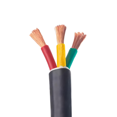 佰裕 铜芯阻燃聚氯乙烯护套软电缆 ZR-RVV 3*4 米