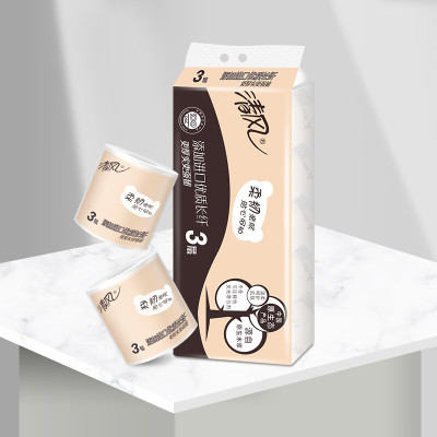 清风 原木卫生纸 3层96克10卷/提 A22AGZM