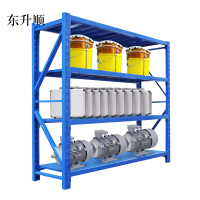 东升顺仓库仓储货架四层金属五金货架家用中型重型置物架展示架子300KG