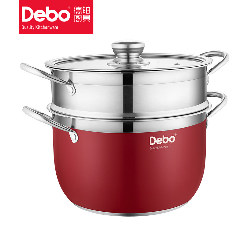 德铂(Debo) DEP-DS309 拉斐尔(汤蒸锅) 不锈钢汤蒸锅 26cm