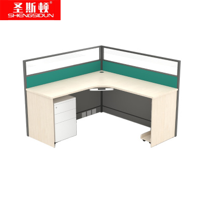 圣斯顿S-ZX1616定制屏风卡座办公桌含键盘架主机托不含活动柜1600*1600*1200mm(套)