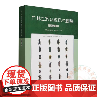 竹林生态系统昆虫图鉴(第3卷) 9787109323759 梁照文 闫正跃 朱宏斌 编 中国农业出版社