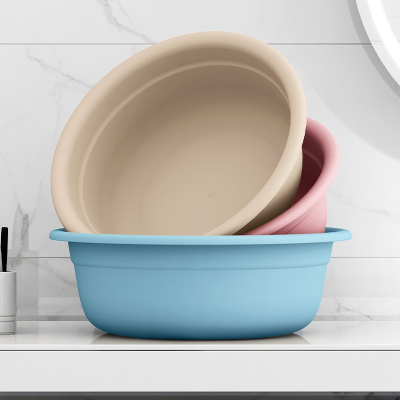 加厚洗脸盆塑料家用大中小号洗衣服盆子学生宿舍洗脚盆婴儿小面盆