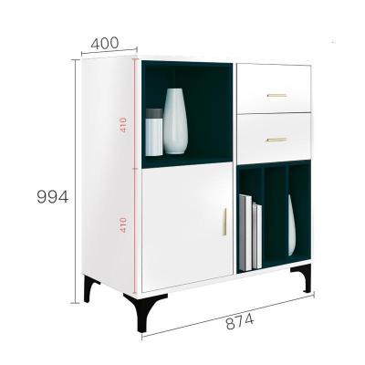 森美人北欧卧室斗柜轻奢储物柜靠墙简约现代客厅收纳柜电视柜边柜