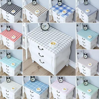 家柏饰(CORATED)床头柜盖布防水免洗pvc防尘罩 现代简约电视柜套罩卧室小桌布盖巾