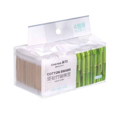 茶花 坚韧竹轴棉签 800支/套