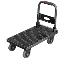 新运 搬运手推车家用便携板车折叠平板拖车取快递手拉车轻便 个