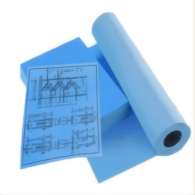 羚翎 A1 80g 620mm*150米/卷 3寸管芯 蓝图纸 1.00 卷/箱 (计价单位:卷/箱) 蓝色
