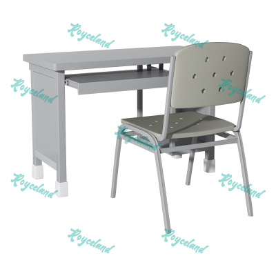 洛诗莲 (RoyceLand) 制式营具电脑桌营房钢制学习桌 制式电脑桌椅组合(一桌一椅)