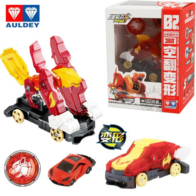 爆裂飞车4机甲兽神猛兽觉醒5弹射战车变形机器人儿童玩具疾速弹射系列-烈狱炎虎 685102