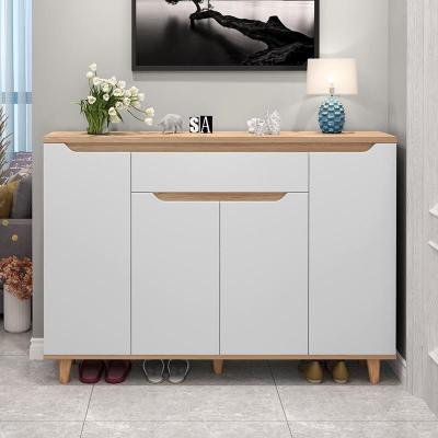 鞋柜家用口大容量玄关柜进鞋柜简约简易现代经济型仿实木鞋架