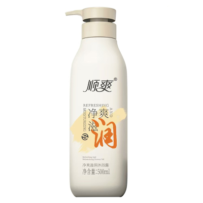 顺爽净爽滋润沐浴露500ML/瓶