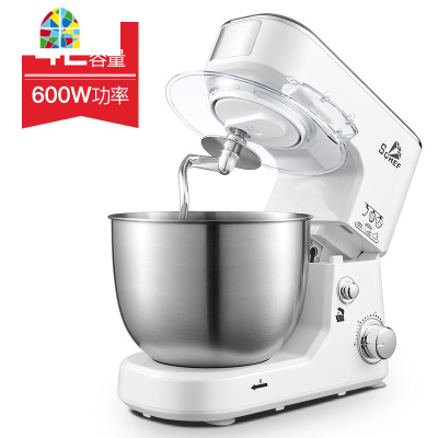 打蛋器台式自动电动和面机家用小型奶盖打奶油搅拌器打蛋机厨师机 FENGHOU 5L1000W白色