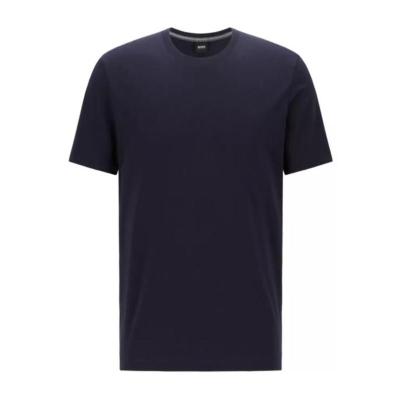 Hugo boss圆领短袖T恤 2024夏季经典简约舒适休闲平直下摆棉质男士上衣