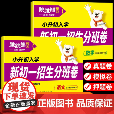 2025年新版小升初预备新初一招生分班卷语文数学全国通用真题模拟卷五六年级总复习资料冲刺真题全套练习册名校模拟期末专项训