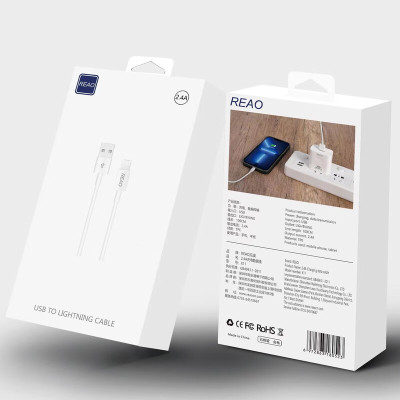 泺澳(REAO)2.4A充电数据线X11 白色