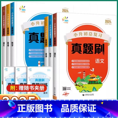 语文 小学升初中 [正版]2024新版 一起同学小升初总复习真题刷小学生六年级上册下册语文数学英语小学升初中试卷必刷题真