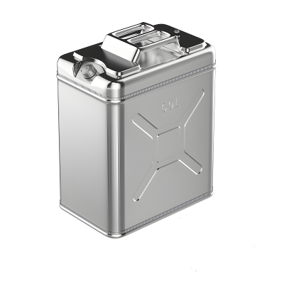 鸿启纳 不锈钢汽油桶(铝合金盖) HQN-YT05[201]升级加厚 方形 60升 (单位:个)