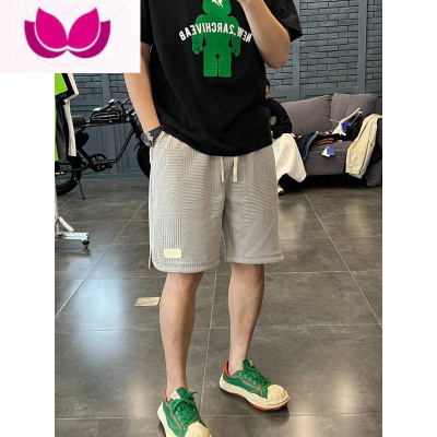 七斓短裤男士夏季装2023新薄款宽松运动大裤衩休闲中裤潮牌五分裤子男