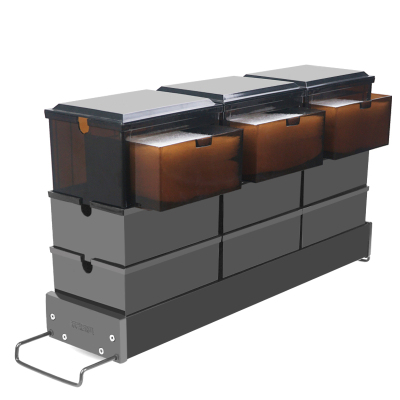 滴流盒 抽屉式 三层变四层鱼缸过滤器过滤盒上滤滴流储水