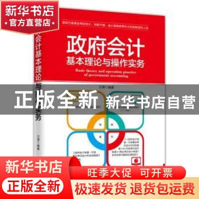 正版 政府会计基本理论与操作实务 汪谦编著 中国商业出版社 9787