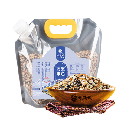 坝莜域 五色糙米自吸袋包装2.5kg