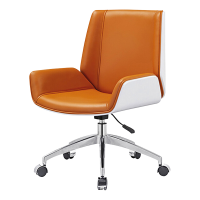 臻远 ZY-6700 办公椅转椅皮椅时尚办公椅极简书房电脑椅 西皮