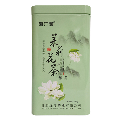 海汀园 茉莉银芽 250g 罐