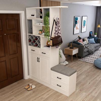 进玄关柜酒柜现代简约客厅屏风鞋柜一体隔断柜小户型厅装饰柜