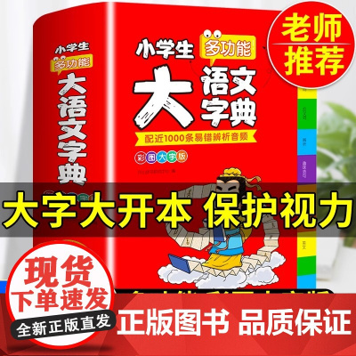 正版2025小学生大语文词典小多功能大全四字彩图彩色版中华现代汉语词语工具书中小学新华字典儿童成语训练大字典小学生专用最