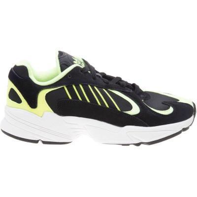 阿迪达斯(adidas)复古跑鞋男鞋潮流厚底运动鞋休闲鞋男女同款黑黄