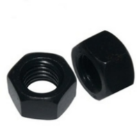 奢萌 1型六角螺母 M16 8级 黑色 百个