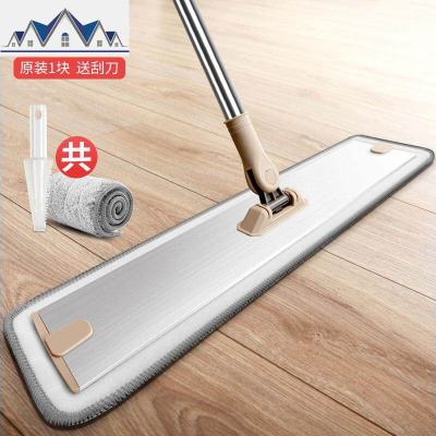 平板拖把一拖木地板拖把旋转拖布家用拖地净懒人墩布大号尘推托把 三维工匠