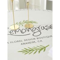 家柏饰(CORATED)圆桌子餐桌布防水防油免洗pvc小大圆形塑料台布家用桌垫欧式布艺