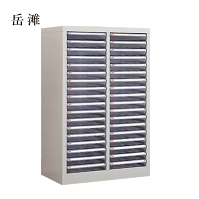 岳滩文件柜抽屉式票据多层分类箱档案柜合同资料架烘焙收纳样品柜36抽无门柜