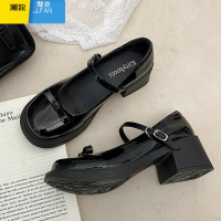 聚范棕色jk英伦风小皮鞋法式复古日系玛丽珍鞋女洛丽塔小众女鞋蝴蝶结
