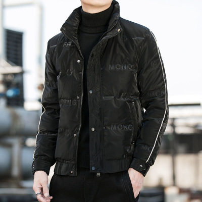 男装秋冬季新款羽绒服男士韩版潮流帅气休闲男士立领加厚保暖外套