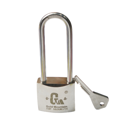金岳 TDD101-7.2 铜锁芯 38*50*20mm 不锈钢长梁挂锁(计价单位:个)银色