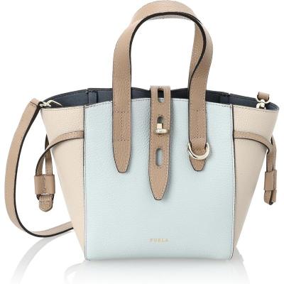 FURLAFURLA净网迷你托特包孔洞设计翻盖手提通勤百搭女士单肩包