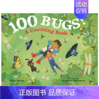 [正版]100 Bugs!100只虫子!一本数数书 精装英文原版儿童绘本 数学启蒙认知
