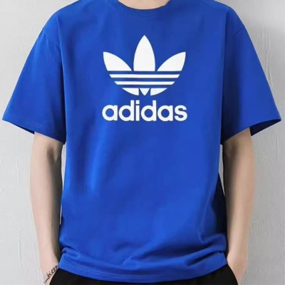 ADIDAS阿迪达斯三叶草短袖T恤运动休闲针织圆领男装IZ3058 D