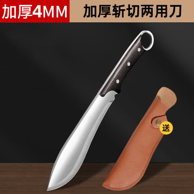 砍骨刀家用砍切刀屠宰猪羊排骨专用刀多功能刀砍柴刀户外劈柴刀7163