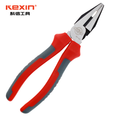 科信(kexin)工业级省力钢丝钳 克丝钳老虎钳断线钳 8英寸 KX143