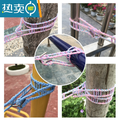 敬平加粗晾衣绳室外晒衣绳拉紧扣凉衣服器户外防滑挂晒被子的绳子 米白5米常规款1条装(拍2送1条