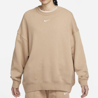 Nike/耐克卫衣运动休闲加绒保暖针织圆领女装套头衫DD5633-200 D