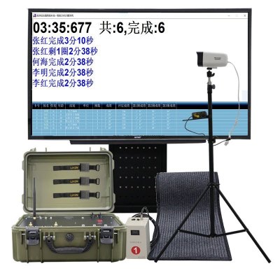 LJYZN 中长跑测试智能系统军事训练智能管理系统3千米计时器3000米计时器跑步体能智能测试系统考评系统
