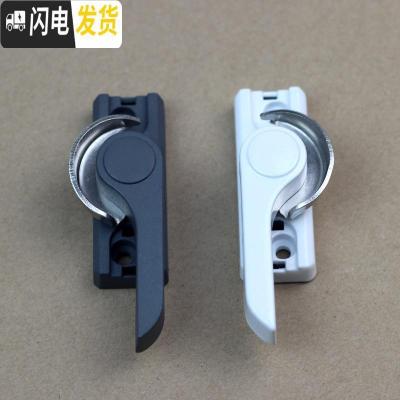 三维工匠窗锁平移窗锁铝合金塑钢窗月牙锁推拉窗户锁扣移钩窗扣配件 银色,右方向[1把价]房门安全扣