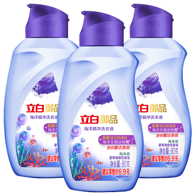 立白-御品海洋精华洗衣液 至彩炫白80g/瓶*3