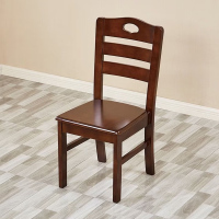 质凡现代中式整装全实木餐椅家用靠背椅