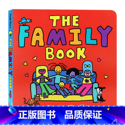 [正版]家的味道 英文原版 The Family Book 淘弟有个大世界 纸板书 Todd Parr 儿童家庭成长教